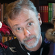 Christopher Moore holds inspiration for his Squirrel People, first seen in A Dirty Job